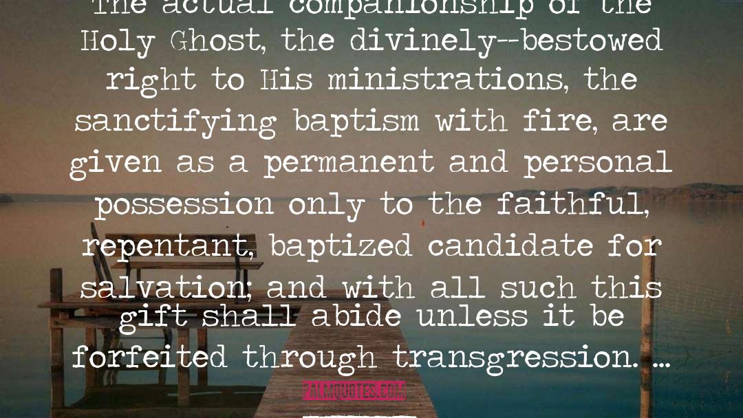 Transgression quotes by James E. Talmage