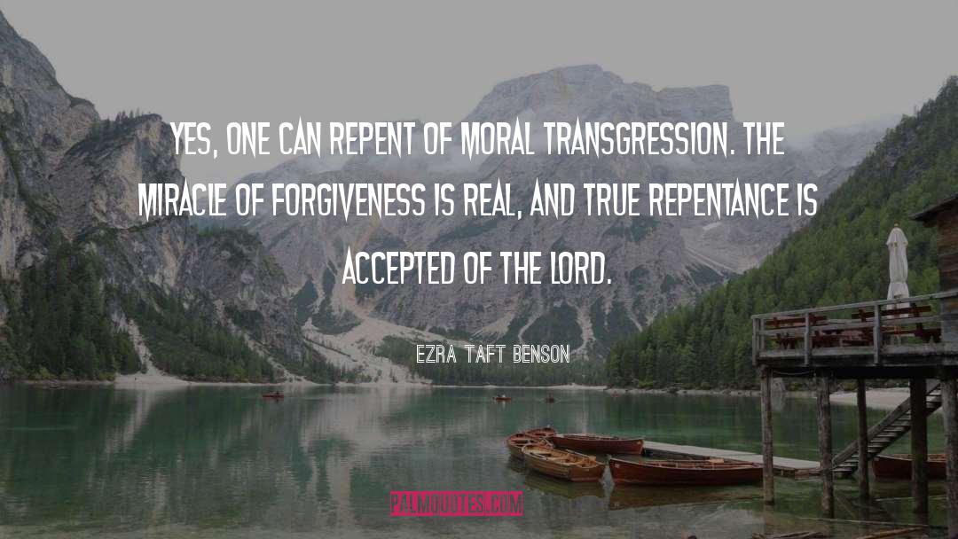 Transgression quotes by Ezra Taft Benson