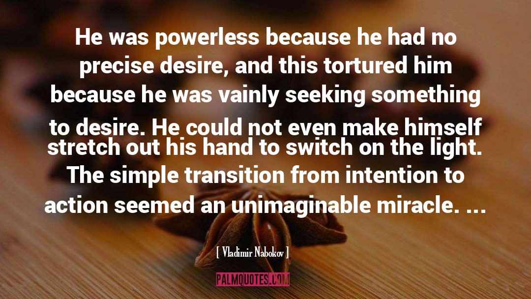 Transition quotes by Vladimir Nabokov