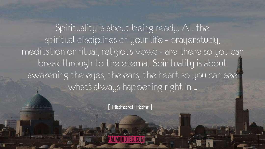 Transition Spirituality quotes by Richard Rohr