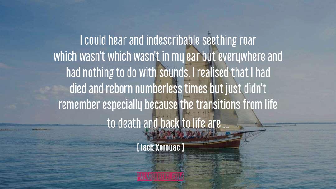 Transitions quotes by Jack Kerouac