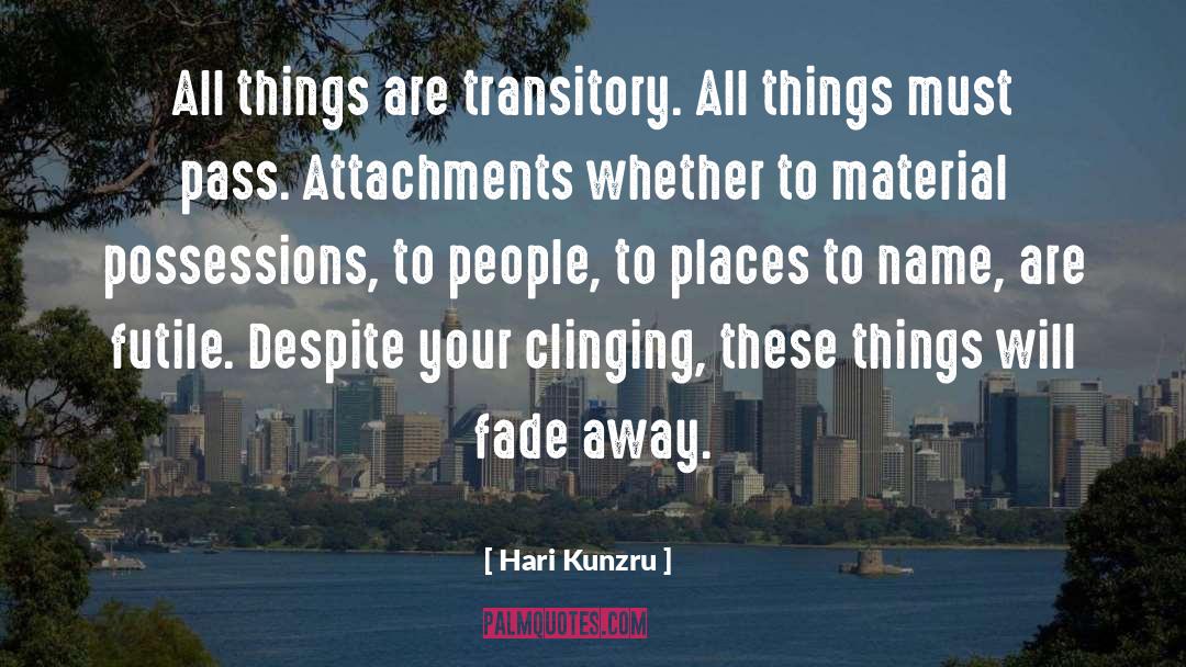 Transitory quotes by Hari Kunzru