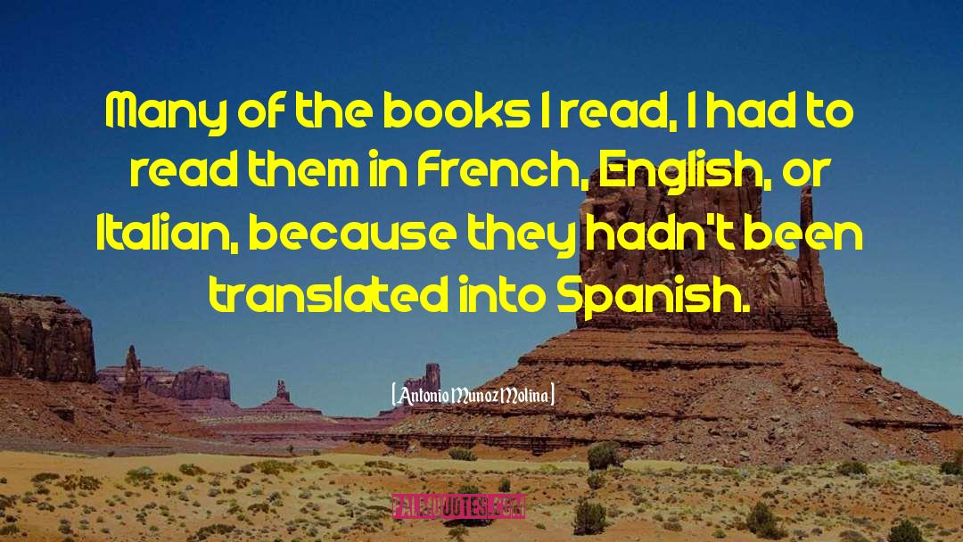 Translated Into French quotes by Antonio Munoz Molina