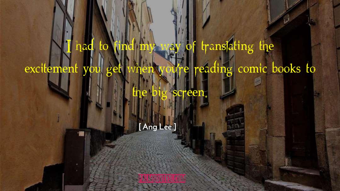 Translating quotes by Ang Lee