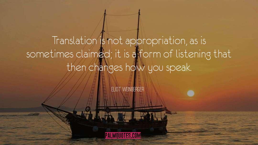 Translation quotes by Eliot Weinberger