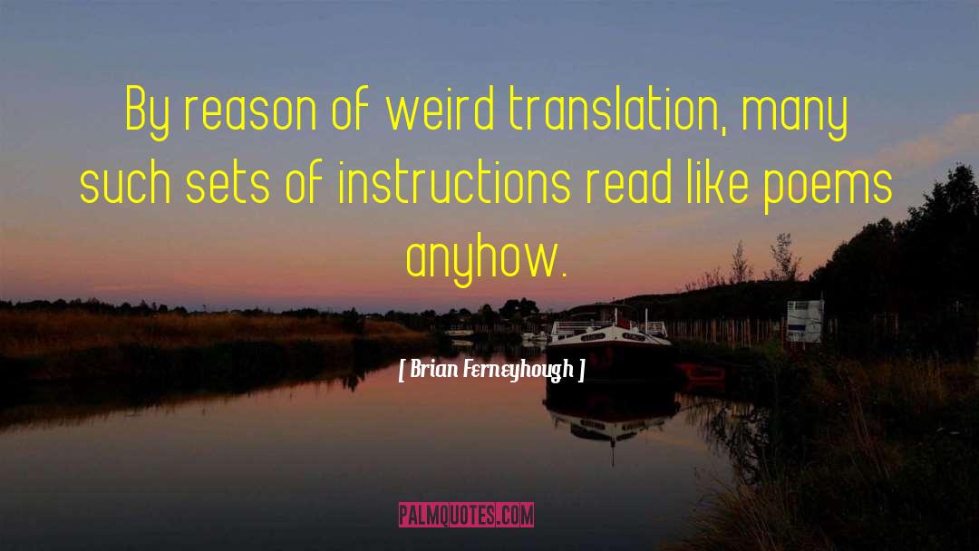 Translations quotes by Brian Ferneyhough