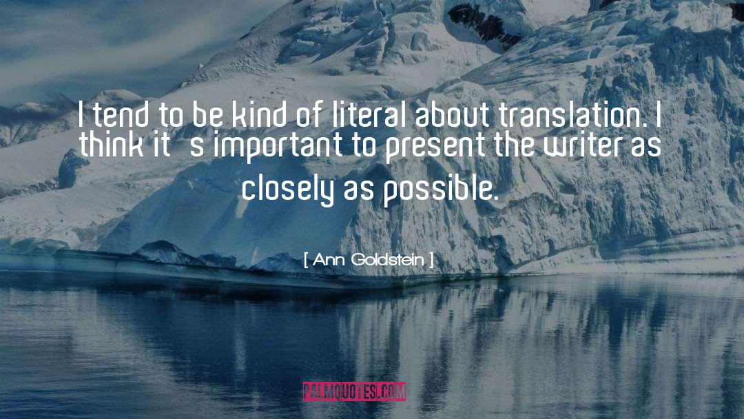 Translations quotes by Ann Goldstein