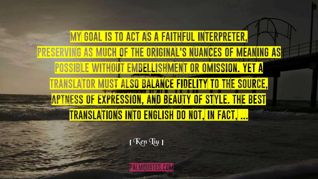 Translator quotes by Ken Liu