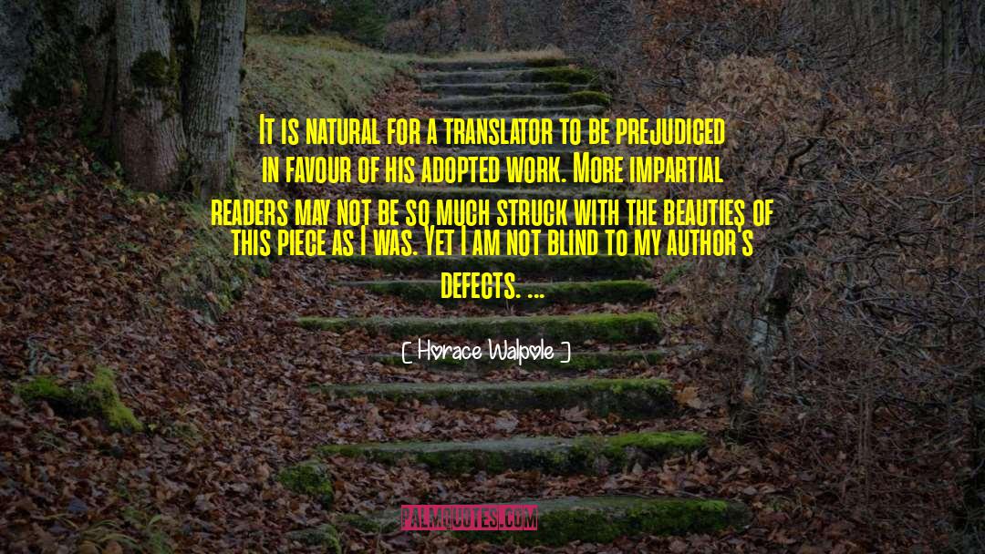 Translator quotes by Horace Walpole