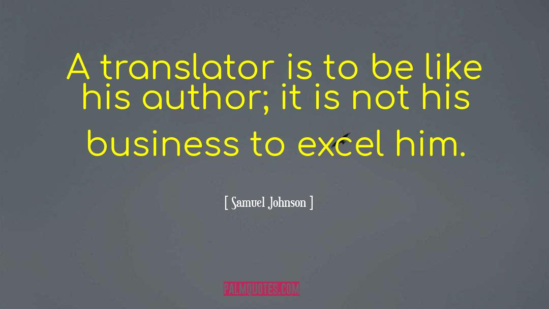 Translator quotes by Samuel Johnson