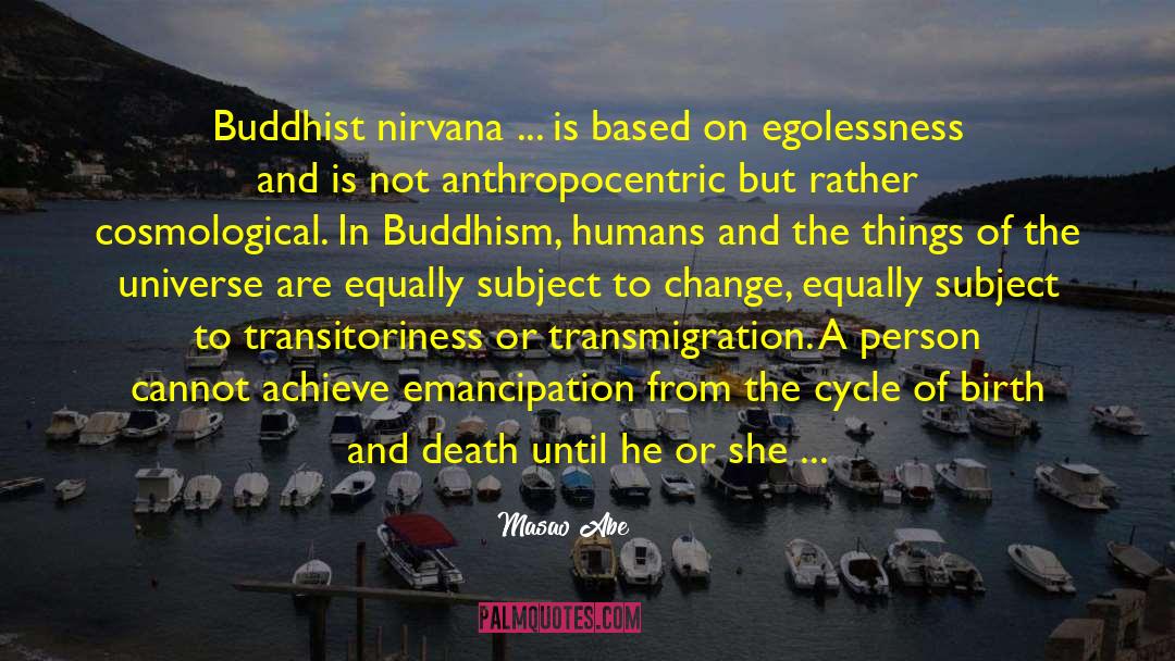 Transmigration quotes by Masao Abe