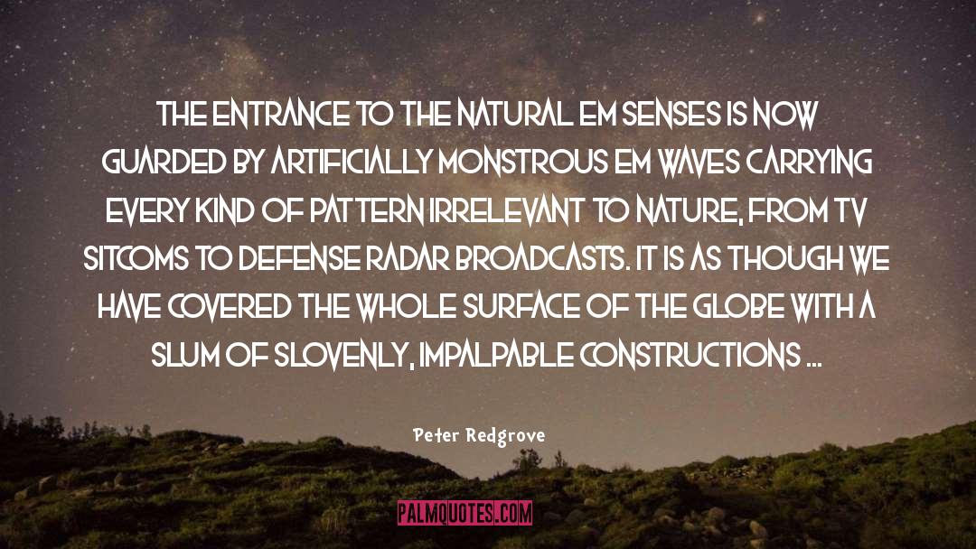 Transmissions quotes by Peter Redgrove