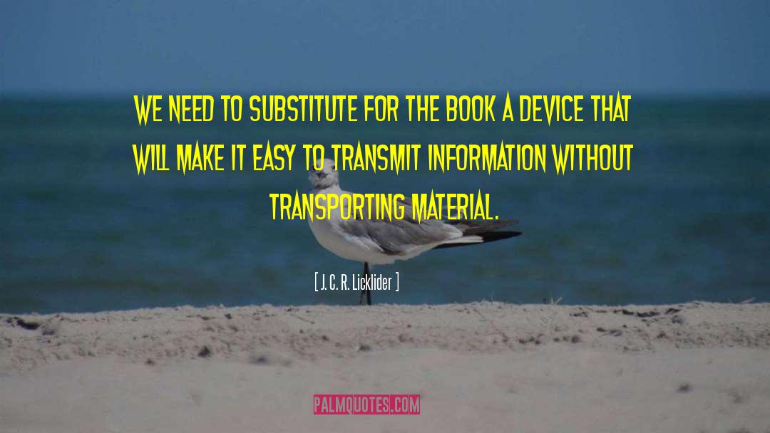 Transmit quotes by J. C. R. Licklider