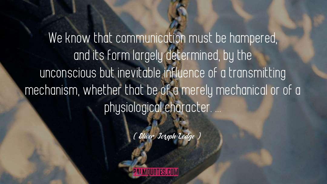 Transmitting quotes by Oliver Joseph Lodge