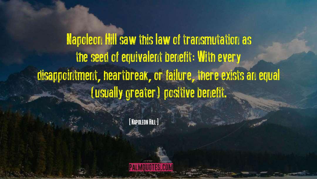 Transmutation quotes by Napoleon Hill