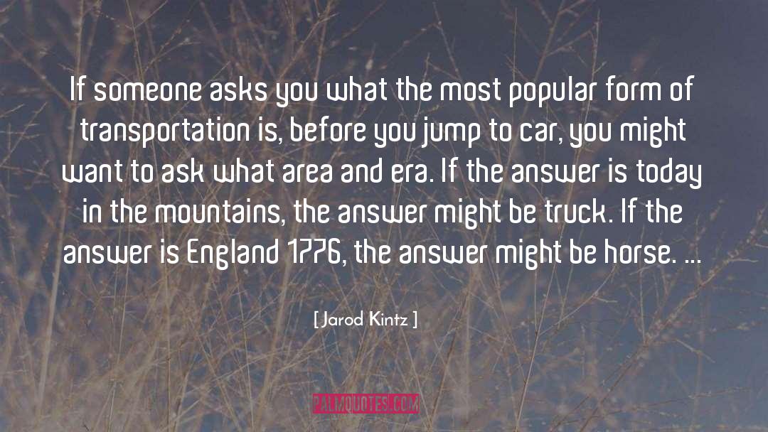 Transportation quotes by Jarod Kintz