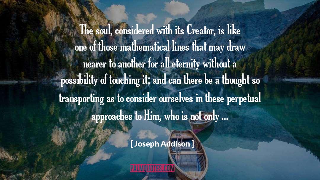 Transporting quotes by Joseph Addison