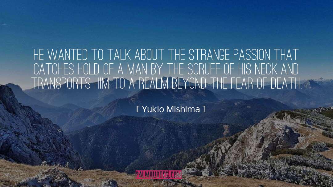 Transports quotes by Yukio Mishima