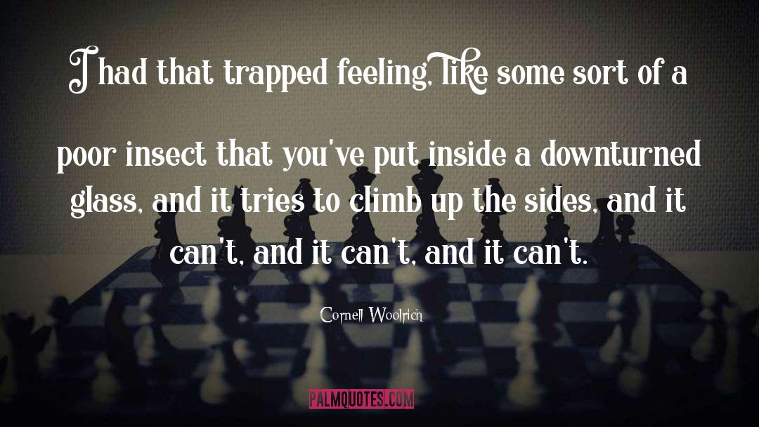 Trapped quotes by Cornell Woolrich