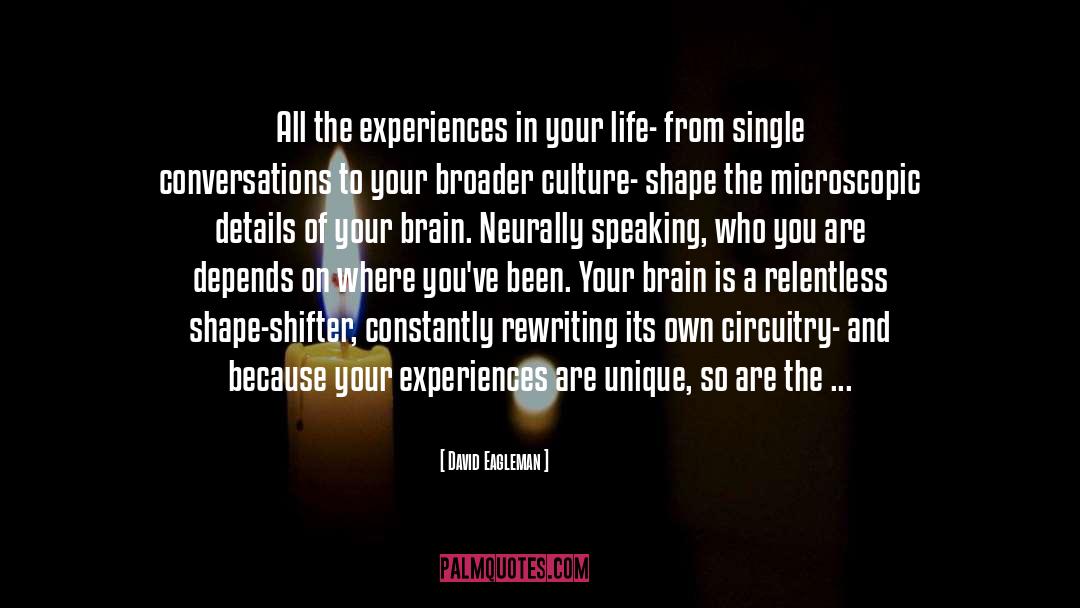 Trauma Experiences quotes by David Eagleman