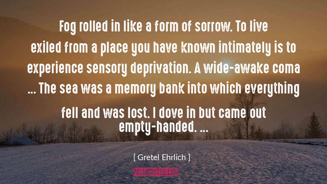 Trauma Memory quotes by Gretel Ehrlich