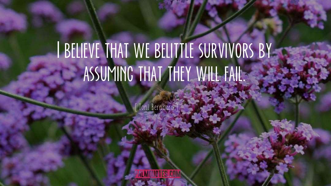 Trauma Survivors quotes by Toni Bernhard