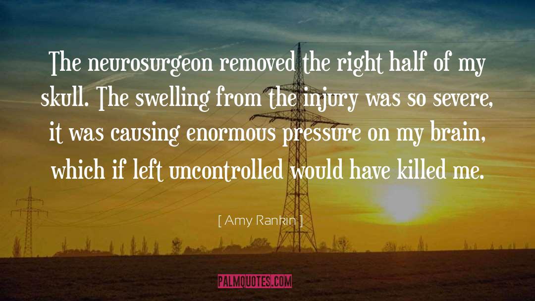 Traumatic Brain Injury quotes by Amy Rankin