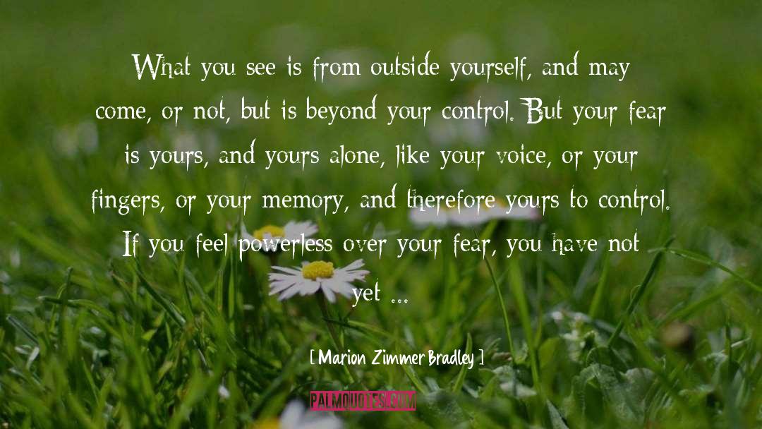 Traumatic Memories quotes by Marion Zimmer Bradley