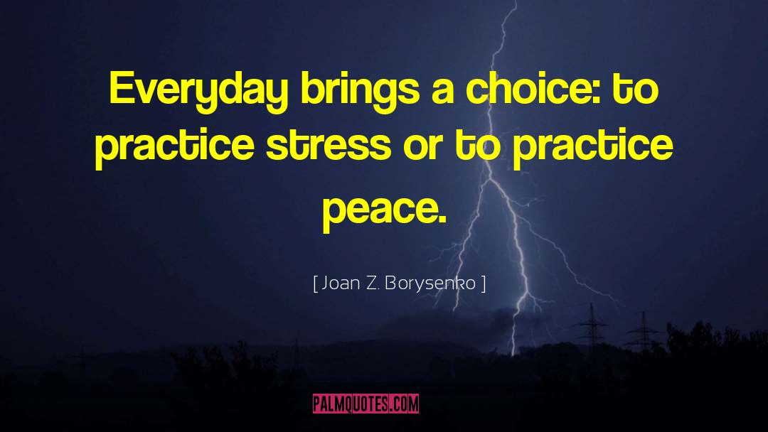 Traumatic Stress quotes by Joan Z. Borysenko