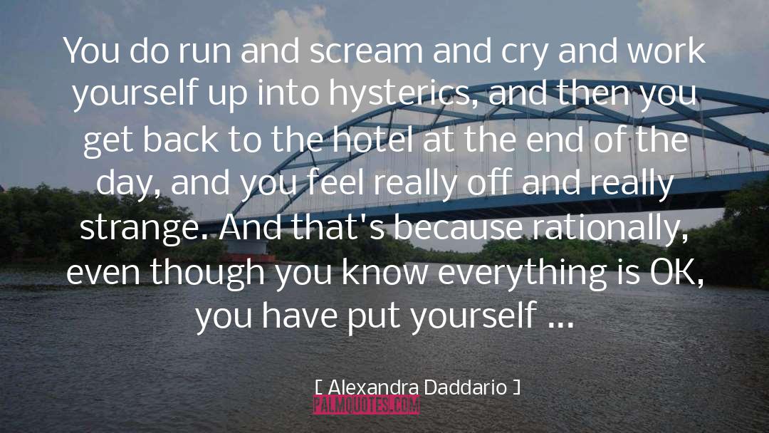Traumatizing quotes by Alexandra Daddario