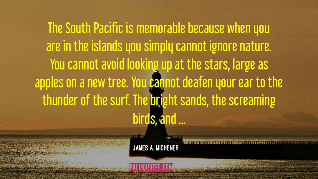 Travel Advice quotes by James A. Michener