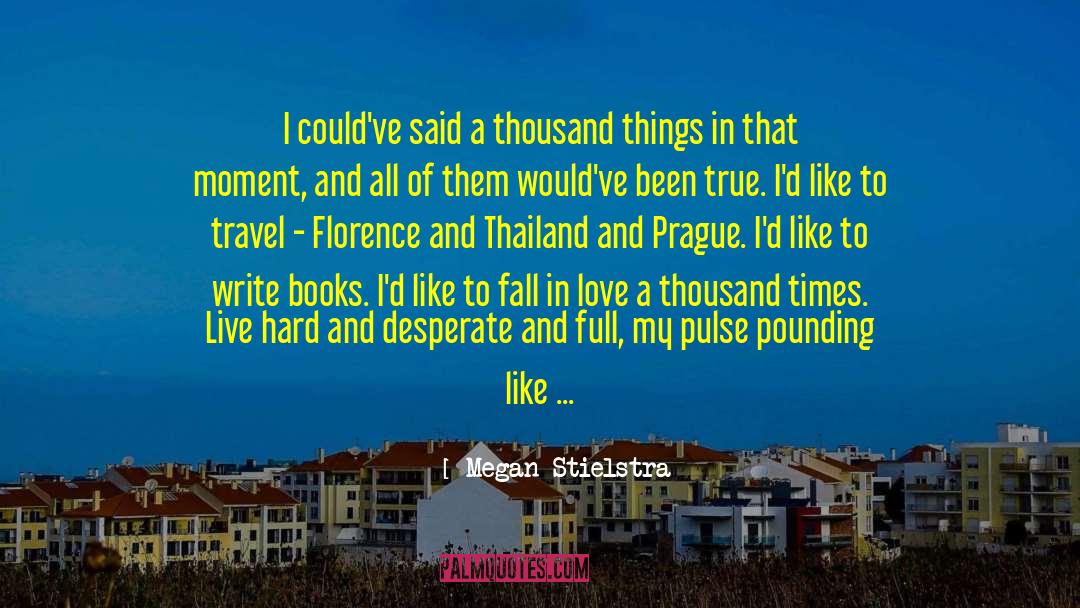 Travel Agent quotes by Megan Stielstra