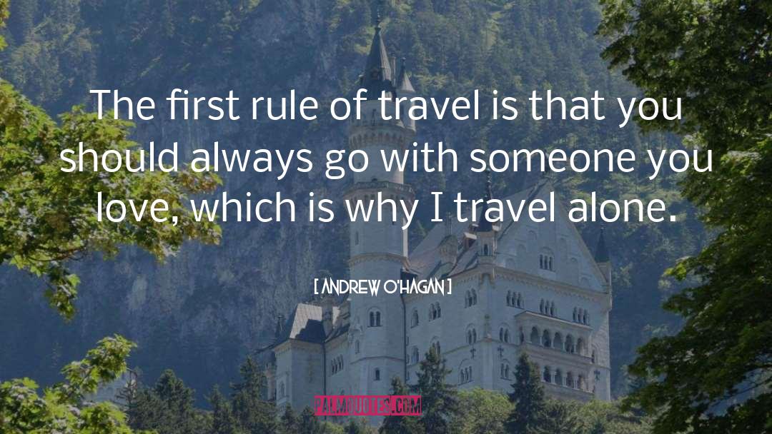 Travel Alone quotes by Andrew O'Hagan
