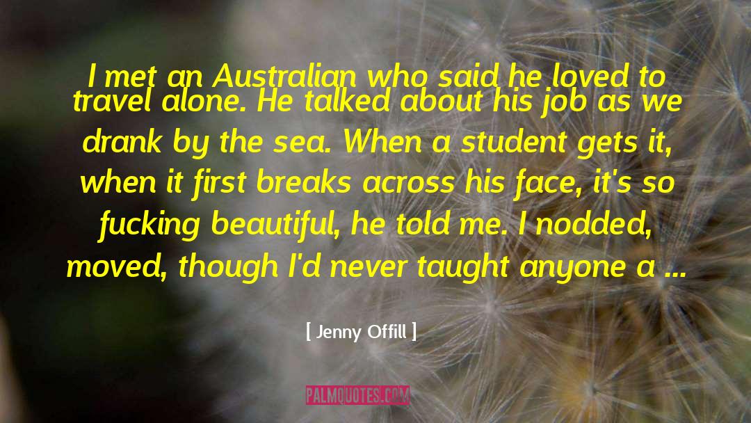 Travel Alone quotes by Jenny Offill