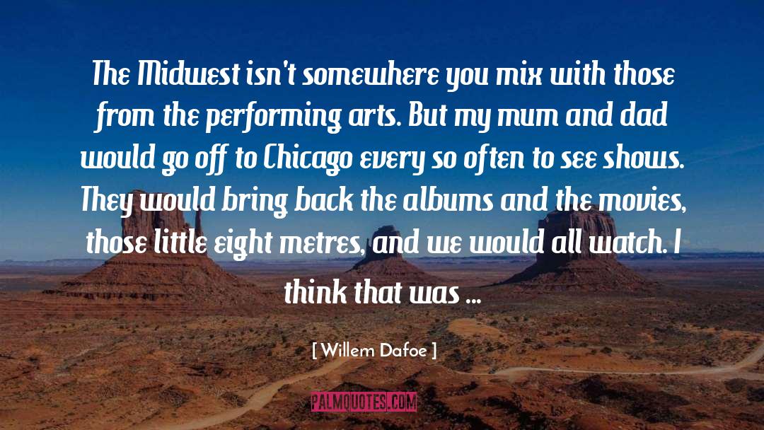 Travel And Love quotes by Willem Dafoe