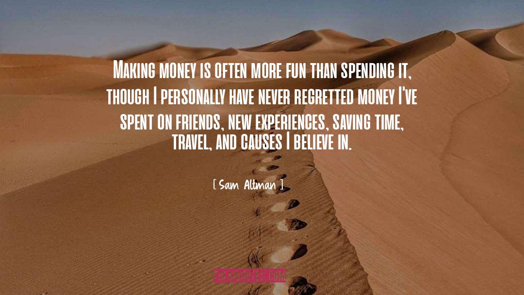 Travel Anomie quotes by Sam Altman