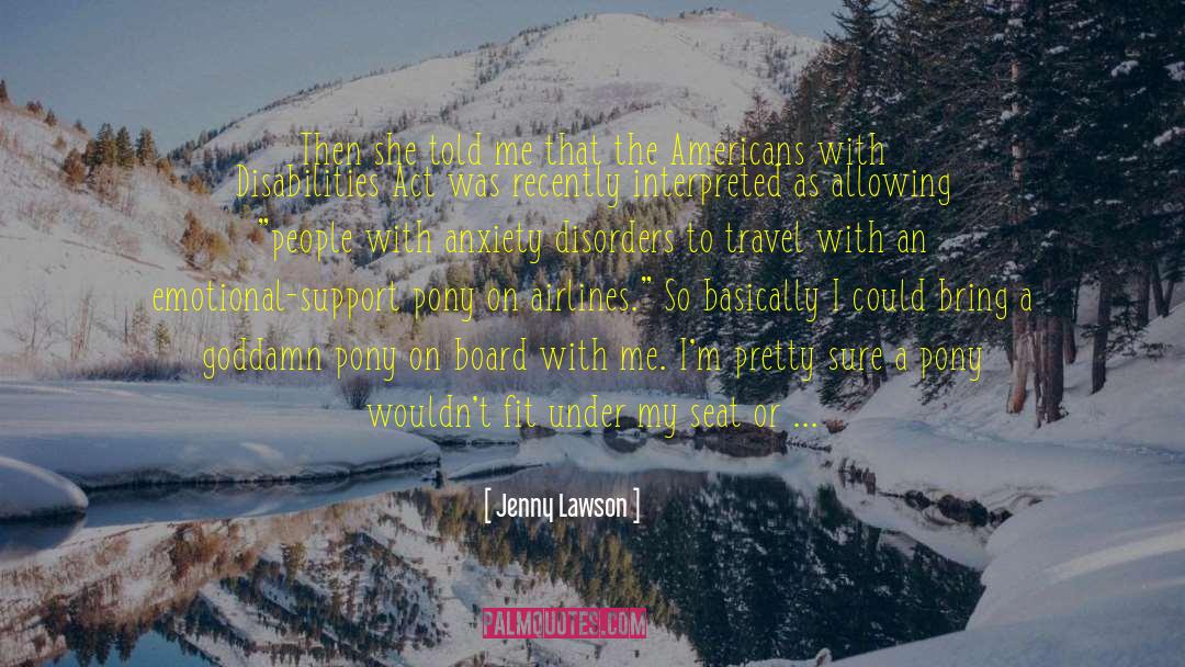 Travel Anomie quotes by Jenny Lawson