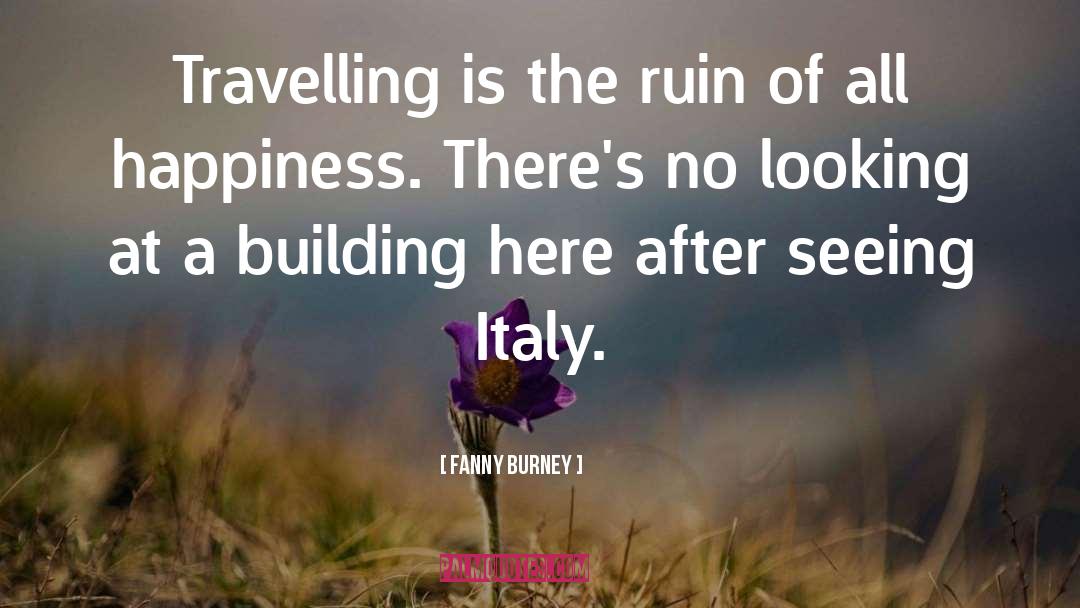 Travel Anomie quotes by Fanny Burney