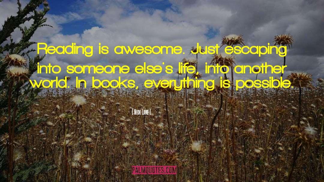 Travel Books quotes by Nick Lake