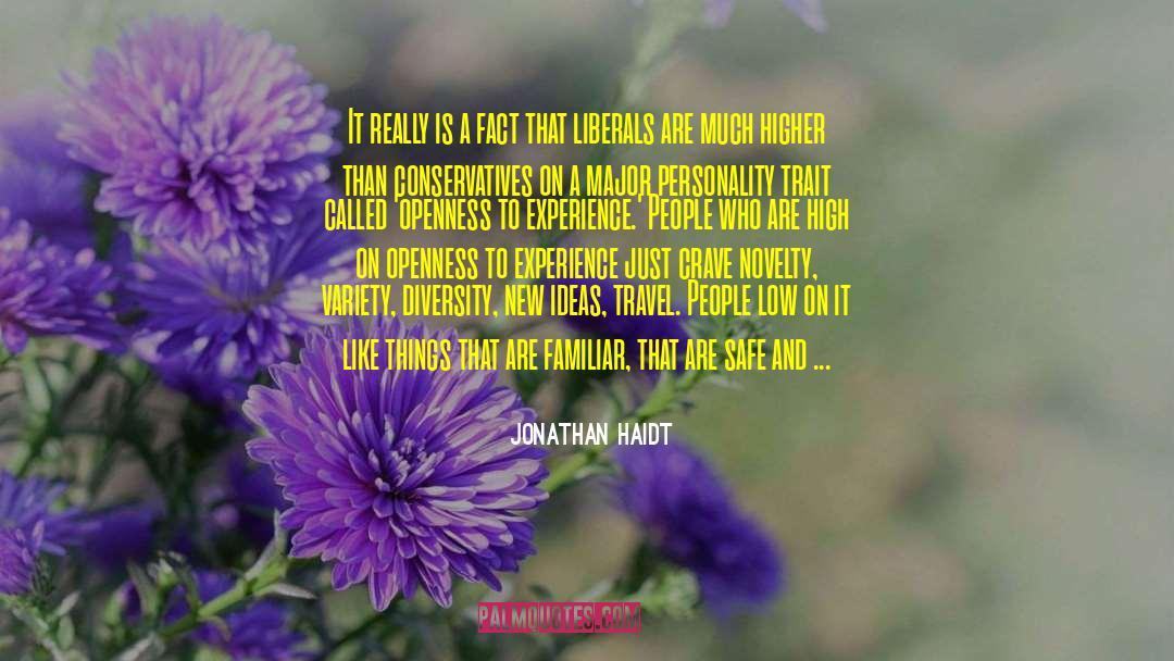 Travel Experience quotes by Jonathan Haidt