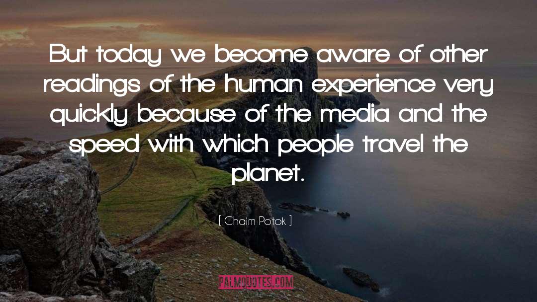 Travel Experience quotes by Chaim Potok