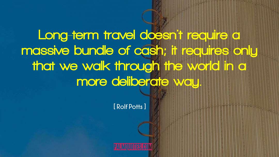 Travel Journal quotes by Rolf Potts