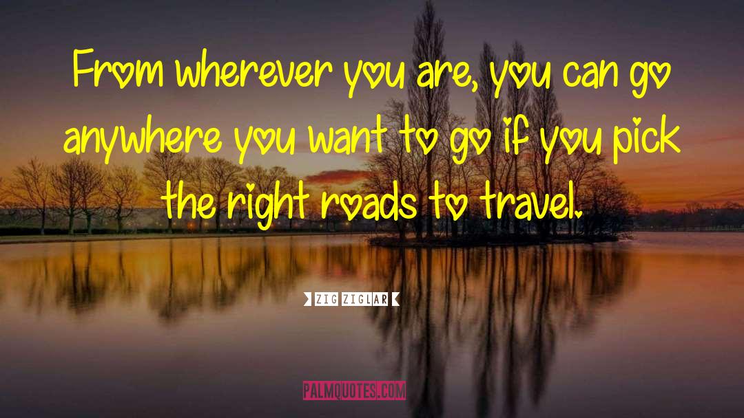 Travel Nowhere quotes by Zig Ziglar