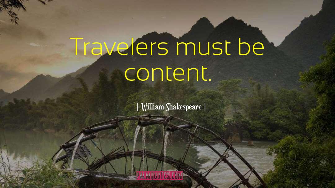 Travel Path quotes by William Shakespeare