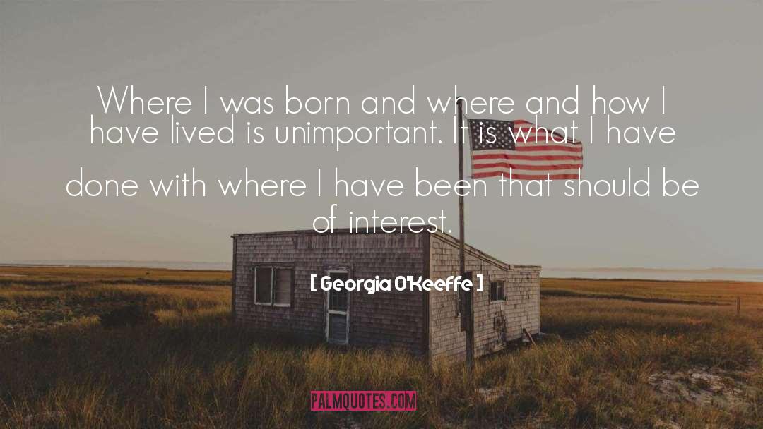 Travel quotes by Georgia O'Keeffe