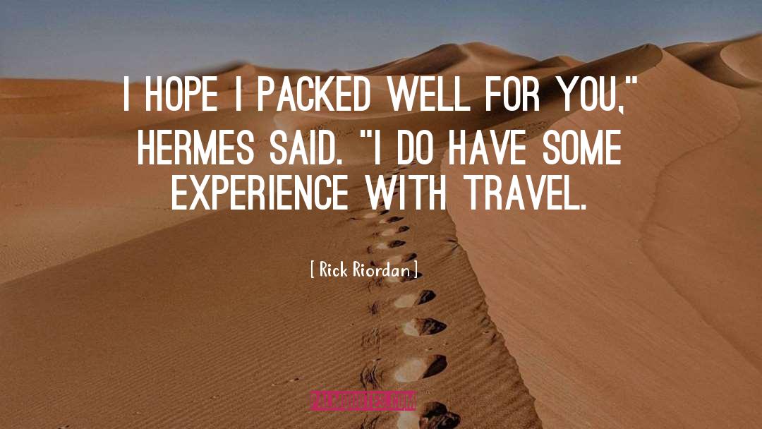 Travel quotes by Rick Riordan