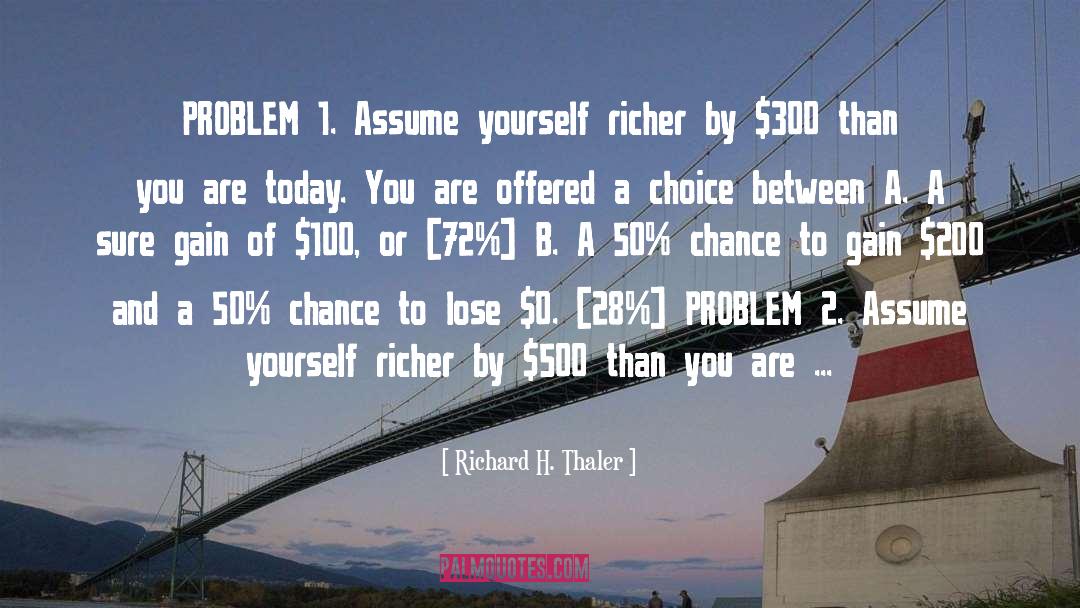 Travel Richer quotes by Richard H. Thaler