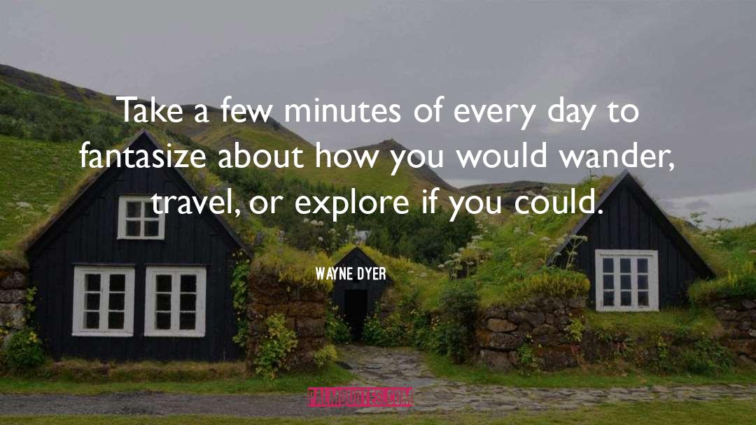 Travel Sickness quotes by Wayne Dyer