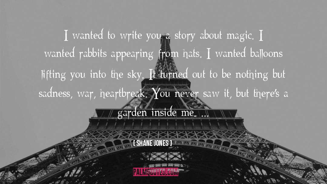 Travel Story quotes by Shane Jones