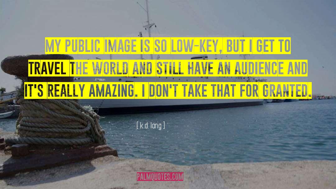 Travel The World quotes by K.d. Lang